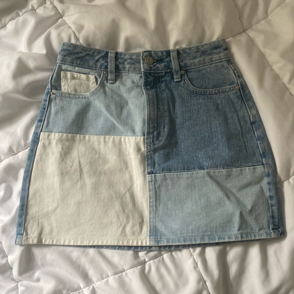 NWOT pacsun colorblock skirt